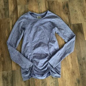 Athleta Long-sleeved Shirt (purplish-grey)